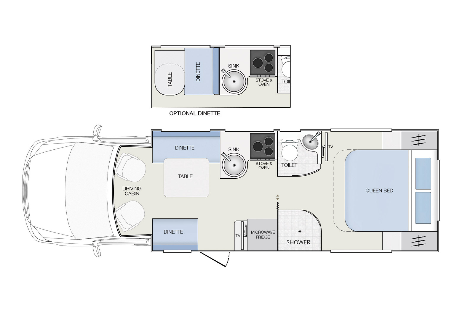 Daytime floor plan