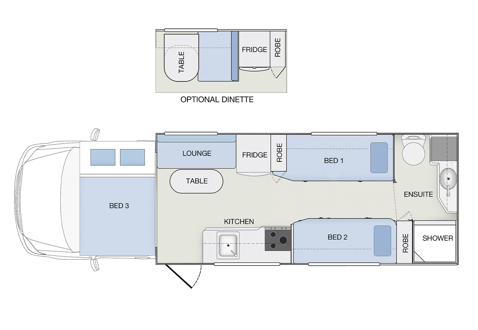 Night floor plan