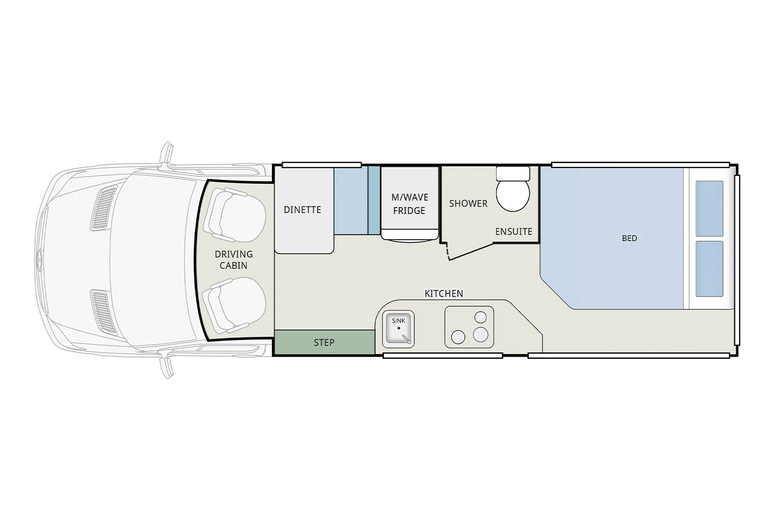 Daytime floor plan